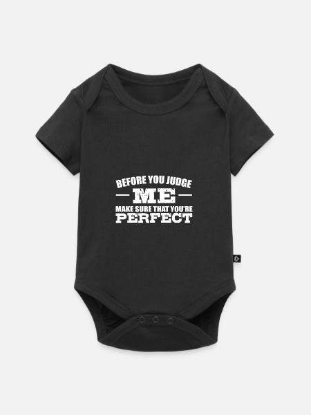 Mobbing - Baby Premium Kurzarmbody - Schwarz