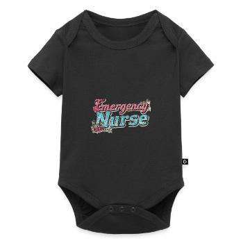 Notfallsanitäter Medizinisches Personal - Baby Premium Kurzarmbody - Schwarz - Vorne