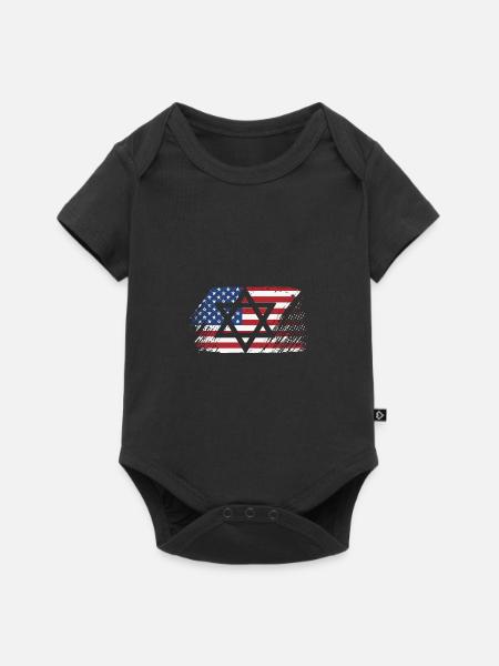 Chanukkah - Baby Premium Kurzarmbody - Schwarz