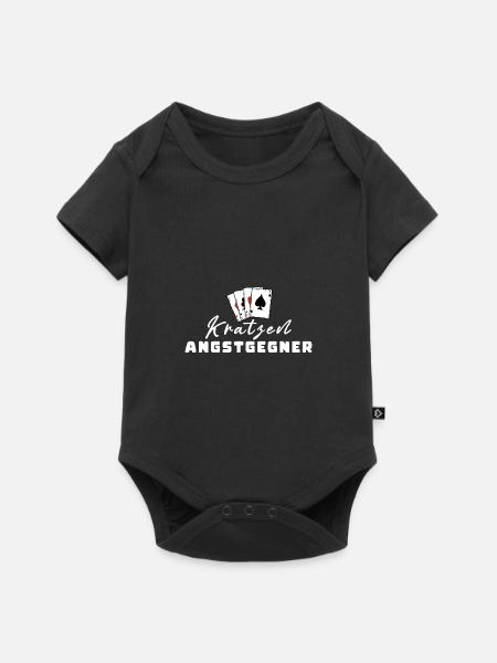 Kratzen Angstgegner - Baby Premium Kurzarmbody - Schwarz