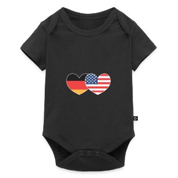 American German - Baby Premium short-sleeve bodysuit - black - Front
