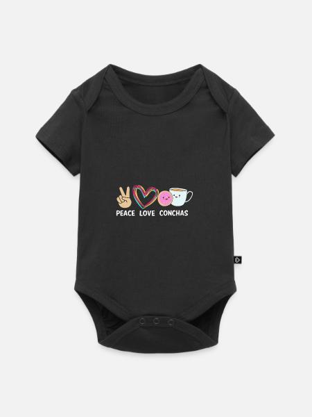 Latina Mutter - Baby Premium Kurzarmbody - Schwarz