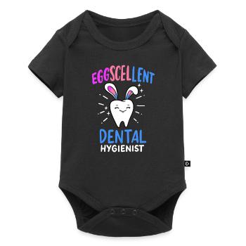 Eggscellent Hygiéniste dentaire Du dimanche de Pâques Dentiste - Body à manches courtes Premium Bébé - noir - Devant