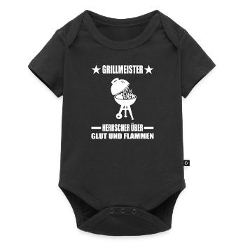 BBQ - Baby Premium Kurzarmbody - Schwarz - Vorne