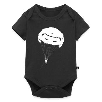 Parachute ascensionnel Parapente - Body à manches courtes Premium Bébé - noir - Devant