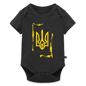 Ukraine - Body à manches courtes Premium Bébé - noir - Devant