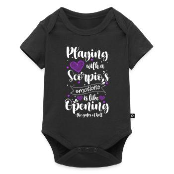 Horoscope Astro Novembre - Body à manches courtes Premium Bébé - noir - Devant