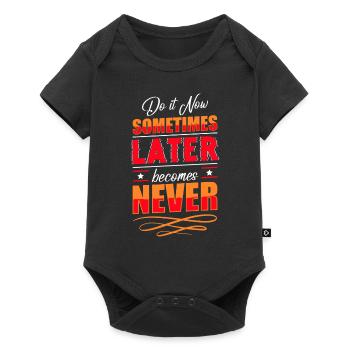 Durée de vie Timeless Enterprise - Body à manches courtes Premium Bébé - noir - Devant