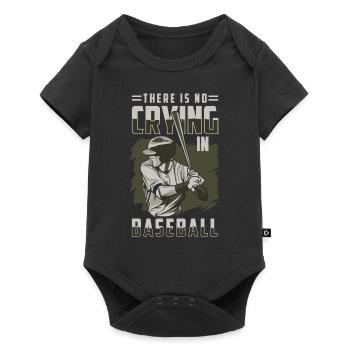 Baseball bat America Baseballer - Baby Premium short-sleeve bodysuit - black - Front