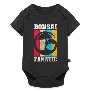 Arbre de producteur de bonsaï - Body à manches courtes Premium Bébé - noir - Devant