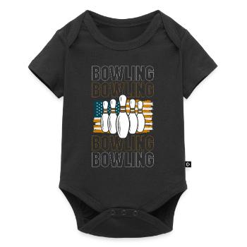 Bowling Ball Sports Professional Player - Baby Premium short-sleeve bodysuit - black - Front