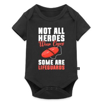Lifeguard Swimmers Sea Swimming Instructors - Baby Premium short-sleeve bodysuit - black - Front