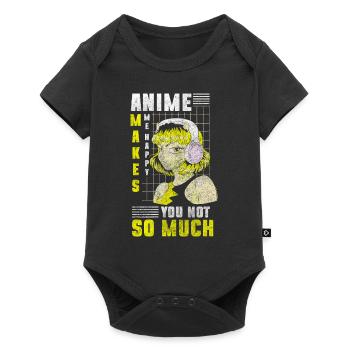 Japan Art - Baby Premium short-sleeve bodysuit - black - Front