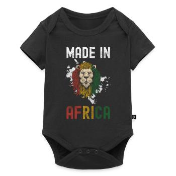 Africa Serengeti African Giraffe - Baby Premium short-sleeve bodysuit - black - Front