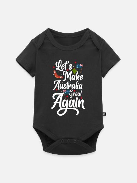 Flagge Staat Metropole - Baby Premium Kurzarmbody - Schwarz