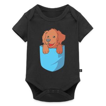 Épagneul Boykin - Body à manches courtes Premium Bébé - noir - Devant