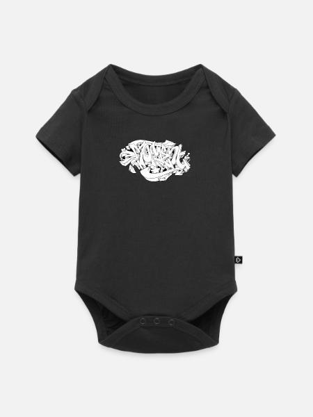 Graffiti - moment - Baby Premium short-sleeve bodysuit - black