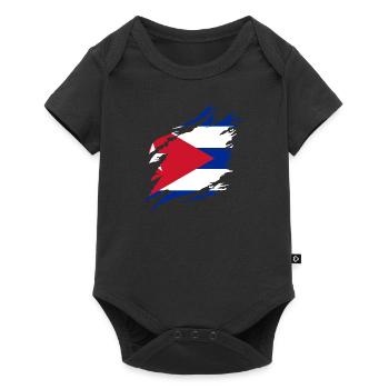 Cuba Flag Caribbean Holiday Cuba Travel Havana - Baby Premium short-sleeve bodysuit - black - Front