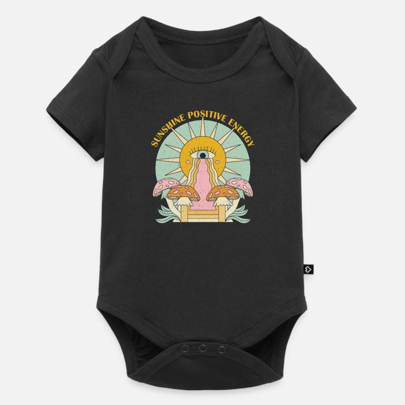 Graphique de motivation Sun Sunshine - Body à manches courtes Premium Bébé - noir