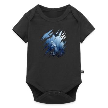 Wolf Scratch Marks Claws Wild Wolves Wilderness Howl - Baby Premium short-sleeve bodysuit - black - Front