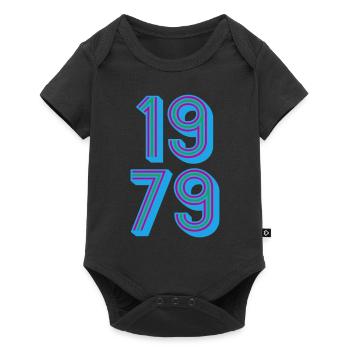 1979 Year of birth | Colors changeable - Baby Premium short-sleeve bodysuit - black - Front