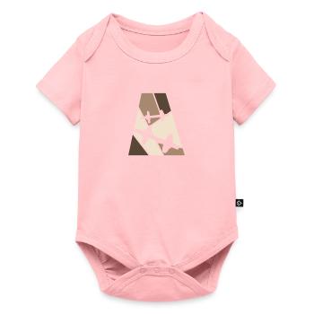 Weight Lifting Deadlift - Baby Premium short-sleeve bodysuit - rose - Front