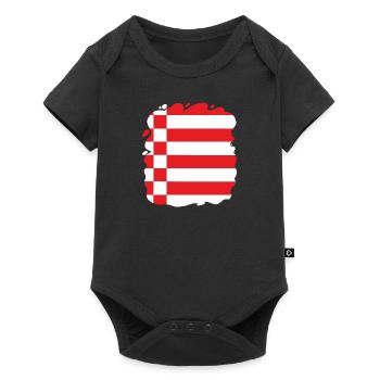 Bremen Flag Bremen Flag - Baby Premium short-sleeve bodysuit - black - Front