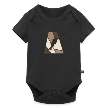 Gridiron Touchdown Footballer b - Baby Premium Kurzarmbody - Schwarz - Vorne