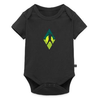 Baseball Baseball Player Batting - Baby Premium short-sleeve bodysuit - black - Front