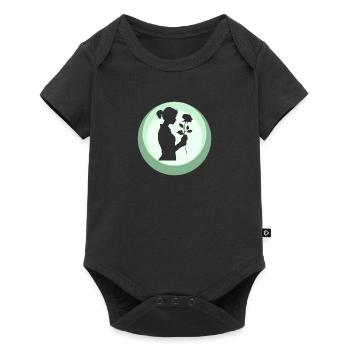Florist Floristik - Baby Premium Kurzarmbody - Schwarz - Vorne