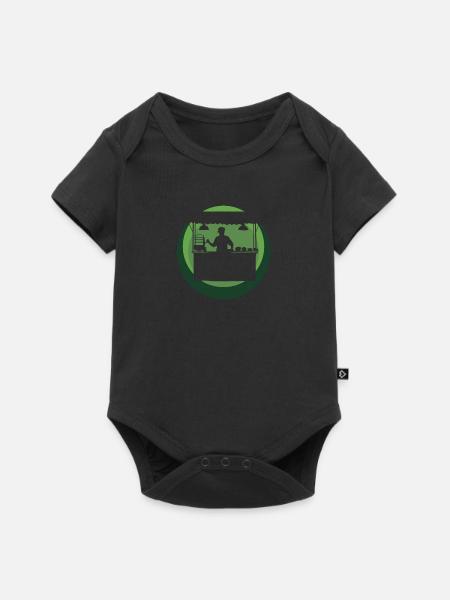 Snack - Baby Premium short-sleeve bodysuit - black