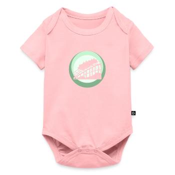 Roller coaster Lukas Rummel - Baby Premium short-sleeve bodysuit - rose - Front