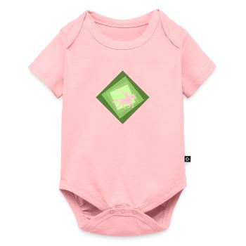 Cowboy Saddle Rider - Baby Premium short-sleeve bodysuit - rose - Front