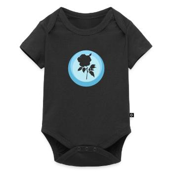 Florist Watering Can Bouquet - Baby Premium short-sleeve bodysuit - black - Front