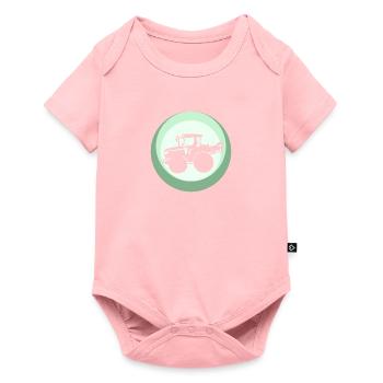 Maehdrescher Ranch - Body à manches courtes Premium Bébé - rose - Devant