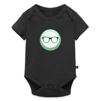 Leseratte Autor Writing - Baby Premium Kurzarmbody - Schwarz - Vorne