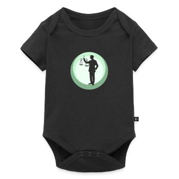 Assurance pour traitement judiciaire - Body à manches courtes Premium Bébé - noir - Devant