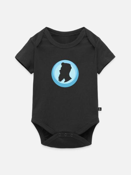 Bart November Hipster - Baby Premium Kurzarmbody - Schwarz