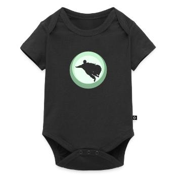 Wingsuit Flying - Baby Premium short-sleeve bodysuit - black - Front