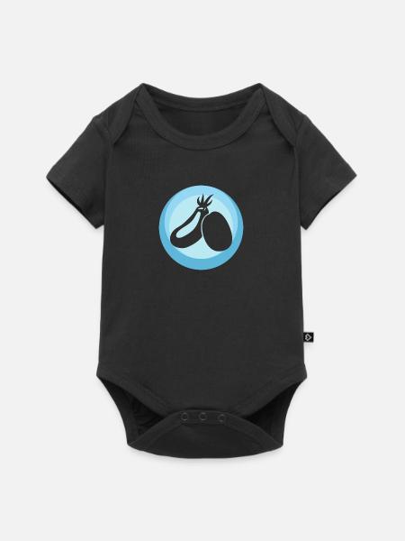 Vegan Fleisch Animal Rights - Baby Premium Kurzarmbody - Schwarz