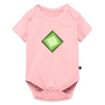 Vegan Organic - Baby Premium short-sleeve bodysuit - rose - Front