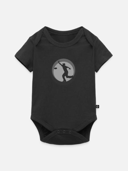 Spiel Säcke - Baby Premium Kurzarmbody - Schwarz