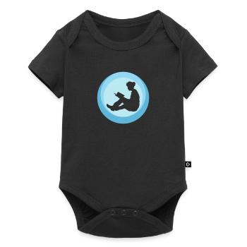 Reading Writing - Baby Premium short-sleeve bodysuit - black - Front
