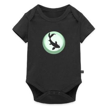 Poisson Koi - Body à manches courtes Premium Bébé - noir - Devant