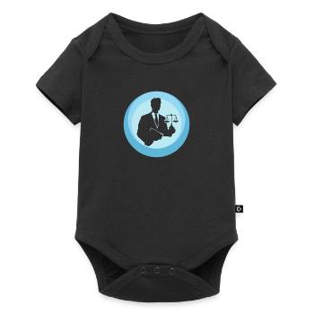 Droit du traitement des avocats - Body à manches courtes Premium Bébé - noir - Devant