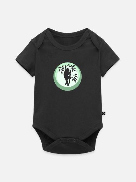 Paresseux - Body à manches courtes Premium Bébé - noir