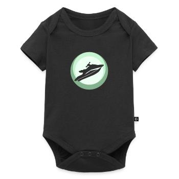 Jet Ski Water Ski - Baby Premium short-sleeve bodysuit - black - Front
