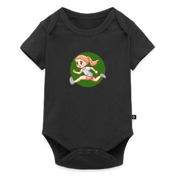 Running Sprint Sprint - Baby Premium short-sleeve bodysuit - black - Front