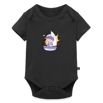 Marins à la voile - Body à manches courtes Premium Bébé - noir - Devant