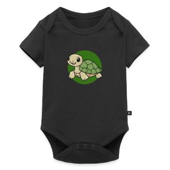 Turtle Turtle Reptile - Baby Premium short-sleeve bodysuit - black - Front